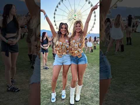 Celebrating Coachella together every year ?? #shorts #coachella #hannahstocking thumbnail