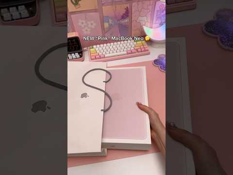 NEW MacBook Neo in Blush 🤔 | Apple Unboxing thumbnail