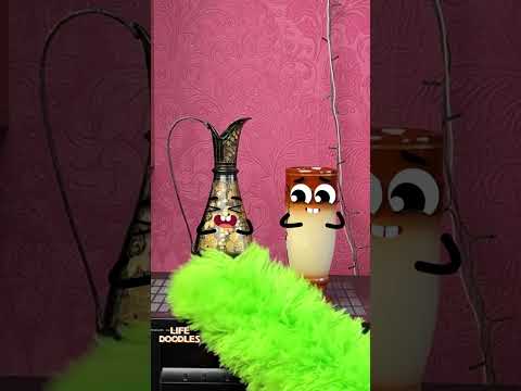 Life Doodles | Tickling the Vase ? #lifedoodles #shorts #animation thumbnail