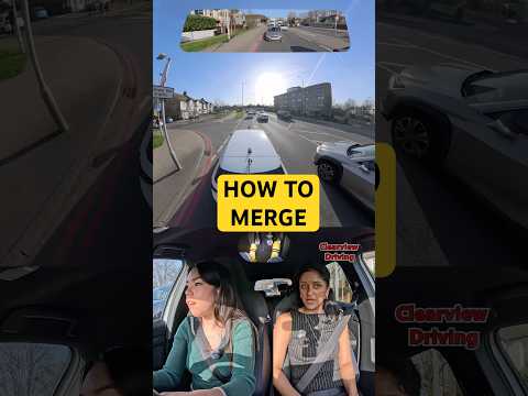 How to MERGE in turn #driving #car #learn #howto #mirror #london #teacher #fyp #pov @Angelinapj thumbnail