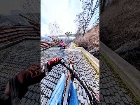 The last stairs were the sketchiest #bike #mtb #mtbreview #video #pov thumbnail