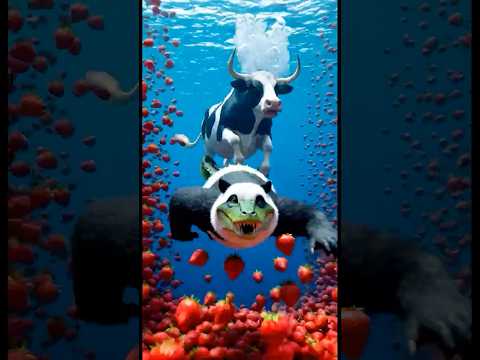 Marvelous Dancing Polish Cow monkey dog panda gorilla strawberry asmr cow dance animal funny video thumbnail