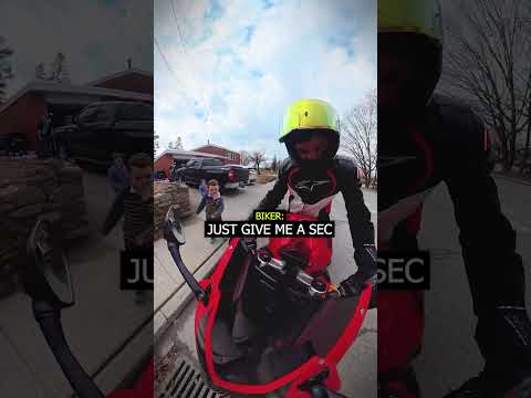 The Kid Could Barely Wait ? (credit: @inder.cbr650r) thumbnail