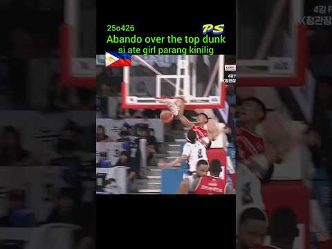 Rhenz Abando over the top dunk, at may kinilig pa. thumbnail