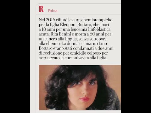 Rifiuta la chemio per un cancro alla lingua: Rita Benini muore a 60 anni thumbnail