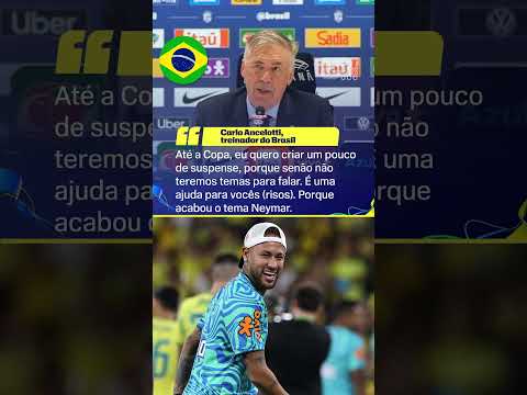 ANCELOTTI É MUITO RESENHA! ACABOU ASSUNTO NEYMAR E ELE QUER OUTRO SUSPENSE! 🤣🤣🇧🇷🔟 thumbnail