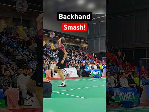 Viktor Axelsen BACKHAND SMASH thumbnail