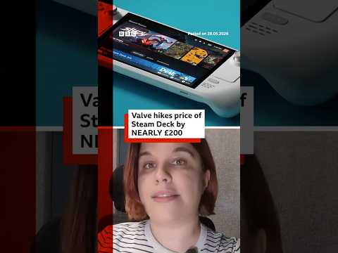 Valve hikes price of Steam Deck globally. #Valve #SteamDeck #Gaming #BBCNews thumbnail