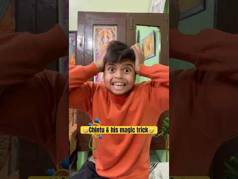 Chintu & his magic trick ?? #shorts #trending thumbnail