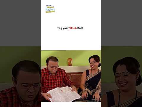 Tag your Vella Dost !   #tmkoc #funny #comedy #taarakmehta #jethalal #daya thumbnail