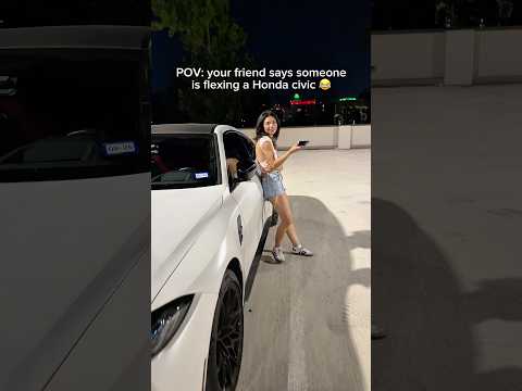 Almost lost my car for a sec there #hondacivic #cargirl #carguy #skit #automobile #shorts thumbnail