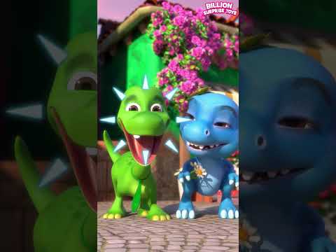 Oops Dinos In Silly Cartoon Trouble  #FunnyCartoon #KidsShorts #DinoFun thumbnail