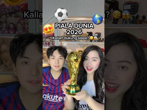 PIALA DUNIA KALIAN DUKUNG SIAPA?? 😱😍 | Klara Tania #shorts thumbnail