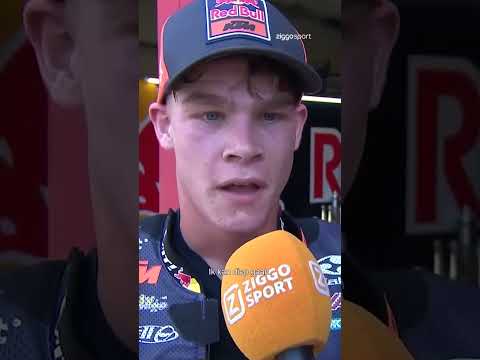 'Ik heb twee keer overgegeven in m'n helm!' 🤮 #ZiggoSport #Moto2 #CollinVeijer #KTM #ItalianGP 🇮🇹 thumbnail