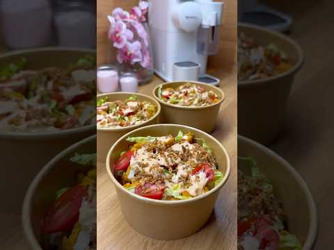 Chicken Burger bowl 😋 thumbnail