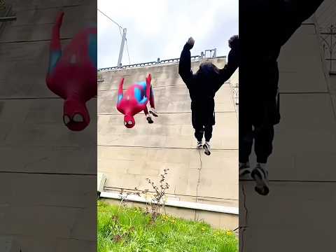 Spider-Man vs Parkour😱 #spiderman thumbnail