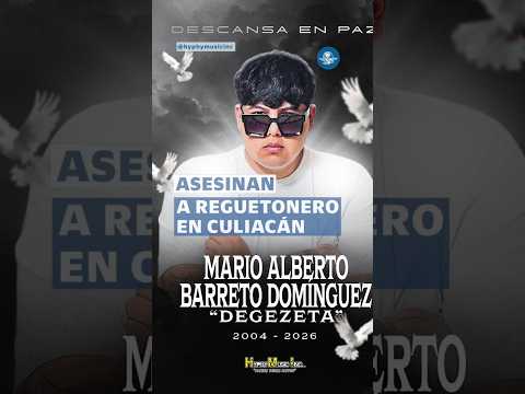 Asesinan en Culiacán al cantante de reguetón Degezeta #shorts thumbnail