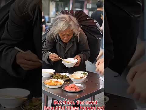 A bowl of leftovers...and an ending that touched everyone. #short,#kindness,#help,#love thumbnail