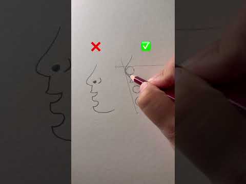 Easy way to draw side face drawing thumbnail