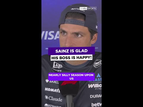 Sainz is feeling happy and secure for the upcoming "Silly Season"! #shorts #F1 #MonacoGP thumbnail