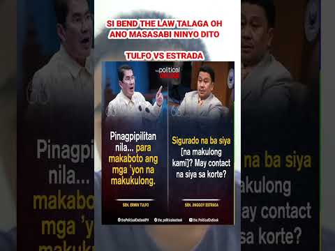 Senator Jinggoy Estrada pinalagan si bend the law erwin tulfo. thumbnail