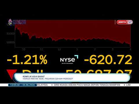 4 JUN 2026 - BTH- KONFLIK ASIA BARAT HARGA MINYAK NAIK, PASARAN SAHAM MEROSOT thumbnail
