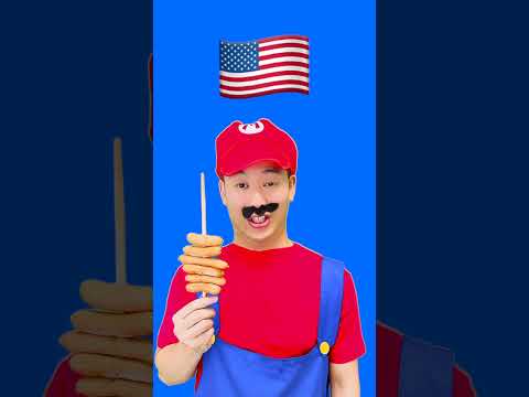 Mario's Sausage ASMR in various languages (Our Top 10 Fan Languages! ?) #asmr #memes #eating thumbnail