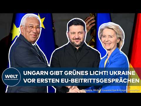 UKRAINE: Lichtblick für Selenskyj! Kiew rückt einen Schritt näher an den EU-Beitritt thumbnail