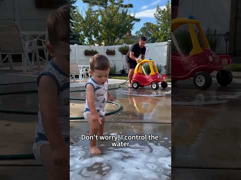 When Dad Babysits with a Hose thumbnail