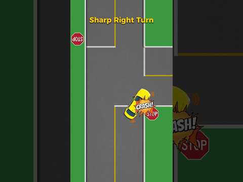 The Perfect Right Turn in 20 Seconds.#driving #drivingtips #trafficfines #defensivedriving thumbnail