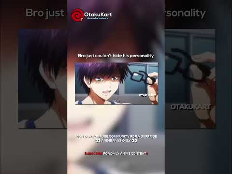 Bro just couldn’t hide his personality ?❤️‍? #anime #animeshorts #animememes #animeedits #shorts thumbnail