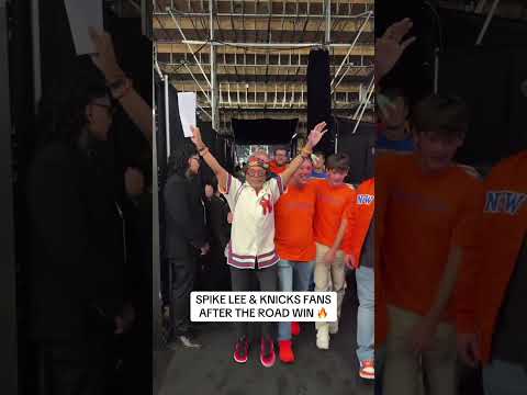 Spike and the Knicks road warriors are excited 🏆 thumbnail