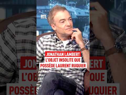 Jonathan Lambert : l’objet insolite que possède Laurent Ruquier thumbnail