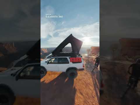 Tent flap, drone, exit — all in one cut｜DJI Avata 360 thumbnail