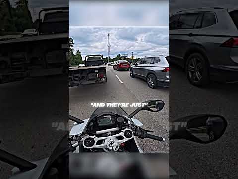 Tesla Cuts Off Biker Instantly Regrets It 😳 thumbnail