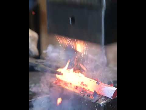 ASMR Power Hammer SLOW-MO  #blacksmith #powerhammer #slowmotion thumbnail