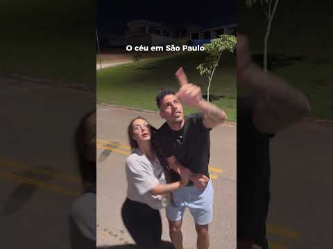Céu no interior VS céu em São Paulo thumbnail