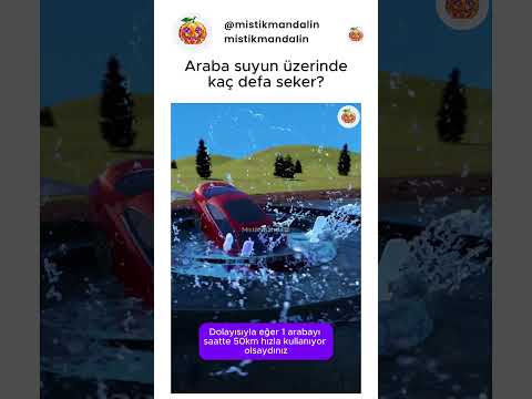 Arabayı suda sektirebilir misiniz? ig&yt: @zackdfilms thumbnail