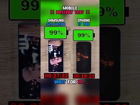 ☠️⚡ IPHONE 17 PRO VS SAMSUNG S25 ULTRA BATTERY TEST!! thumbnail