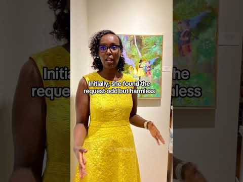Artist Secretly Painted Neighbor in Yellow Dress #art #dress #artist #wholesome #neighborhood thumbnail