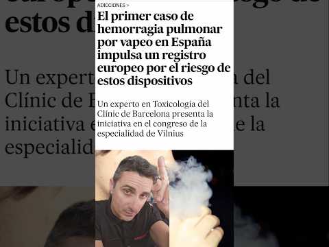 Hemorragia pulmonar por vaper.#supervivencia #curiosidades #sabiasque thumbnail