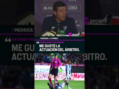 ESTEBAN SOLARI APLAUDIÓ EL ARBITRAJE | PACHUCA 1-0 PUMAS | LIGA MX thumbnail