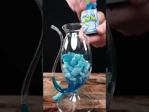 Sour Blue Raspberry Drink #asmr thumbnail