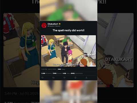 The spell really did work!! ?? #anime #animeshorts #animememes #animeedits #shorts thumbnail