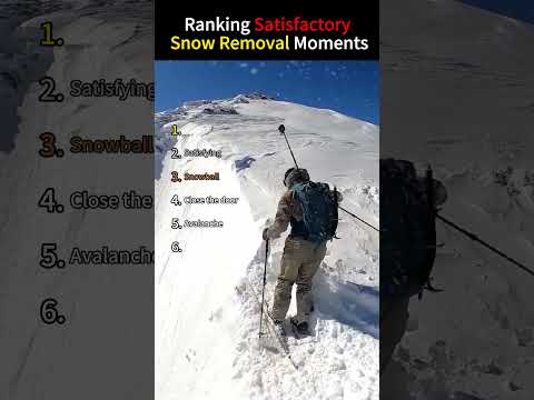 Ranking Satisfactory Snow Removal Moments #asmr #snow #funny #odlysatisfying #ice #satisfying #fyp thumbnail