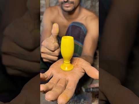 World’s Smallest Bamboo Welcome Glass – Guinness Record Craft! #shorts thumbnail