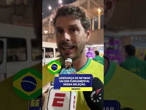 BRUNINHO EXALTOU A LIDERANÇA DE NEYMAR E COMEMOROU A CONVOCAÇÃO DO CRAQUE PARA A COPA! #shorts thumbnail