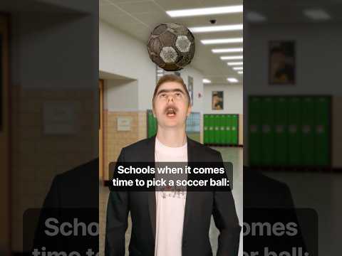 Schools When Picking A Soccer Ball #Shorts thumbnail