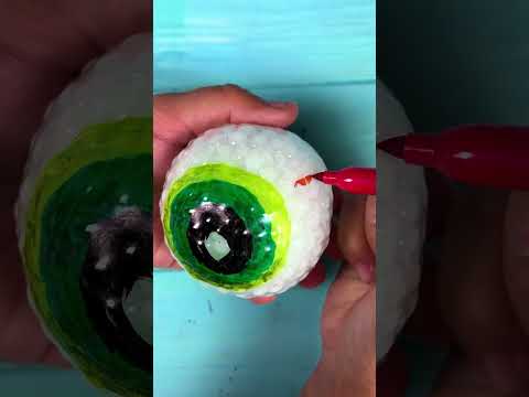OMG! Squishy Eyeball! ?️? DIY Craft #shorts thumbnail