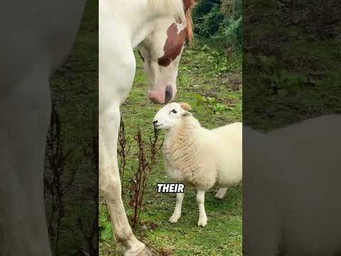Why are two rams unharmed when they slam into each other with such force?#animals #sheep thumbnail